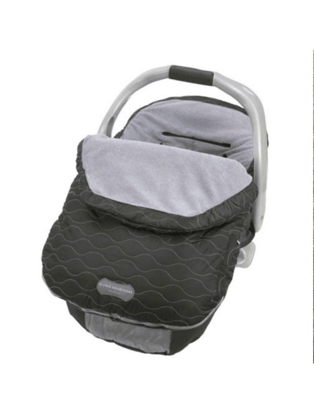 JJ Cole Black Quilted BundleMe Stroller/Car Seat Cover